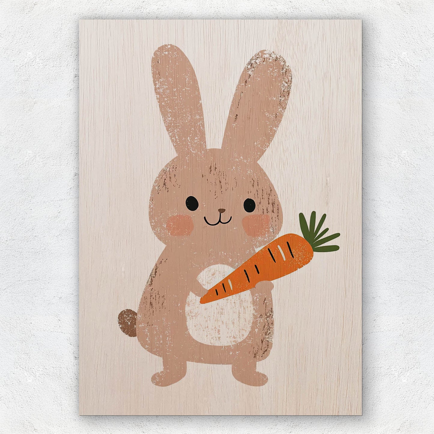Cute Bunny with Carrot