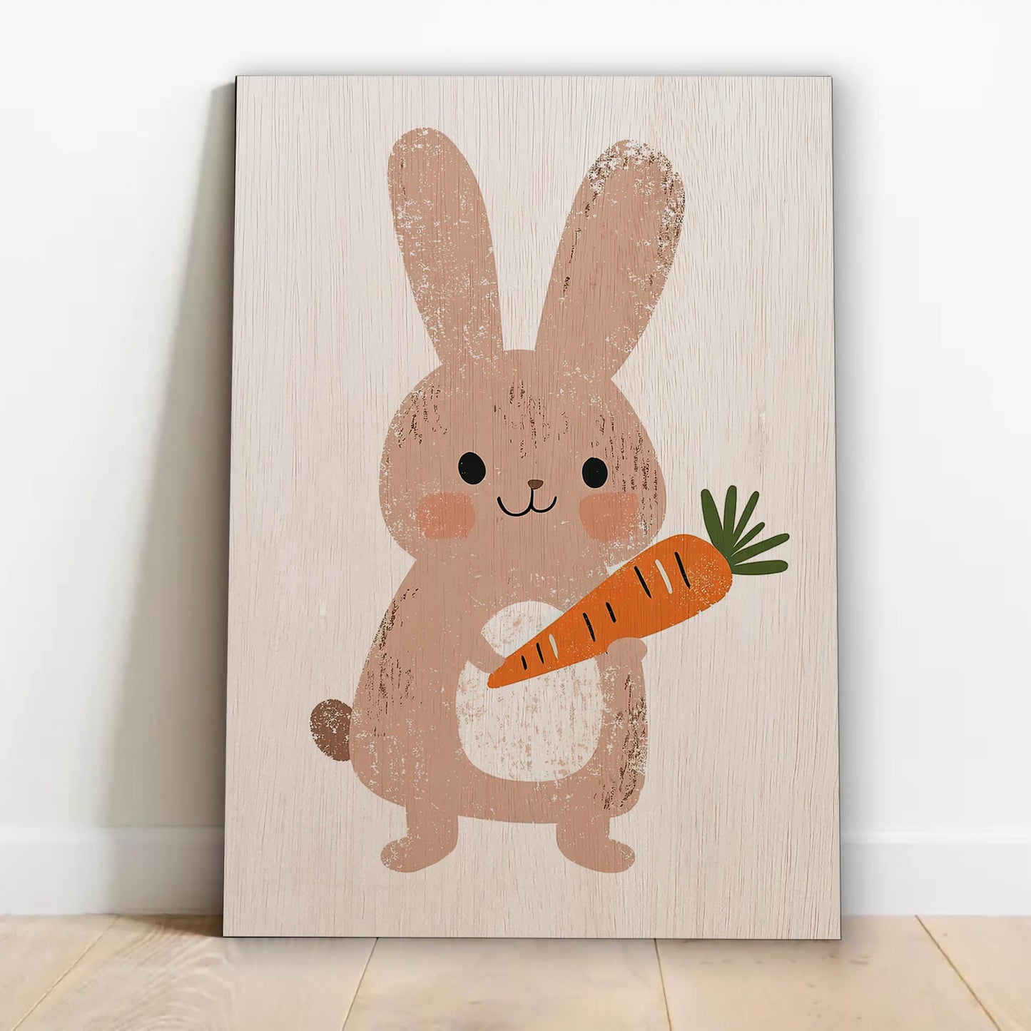 Cute Bunny with Carrot