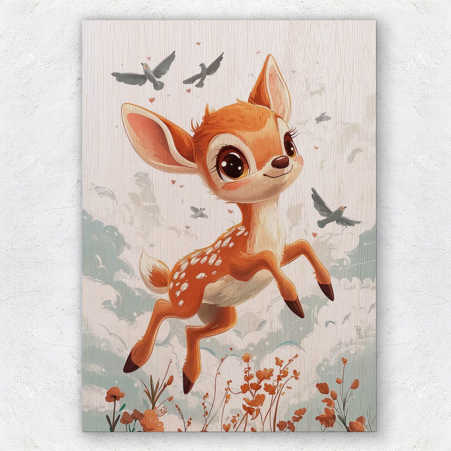 Cute Jumping Fawn