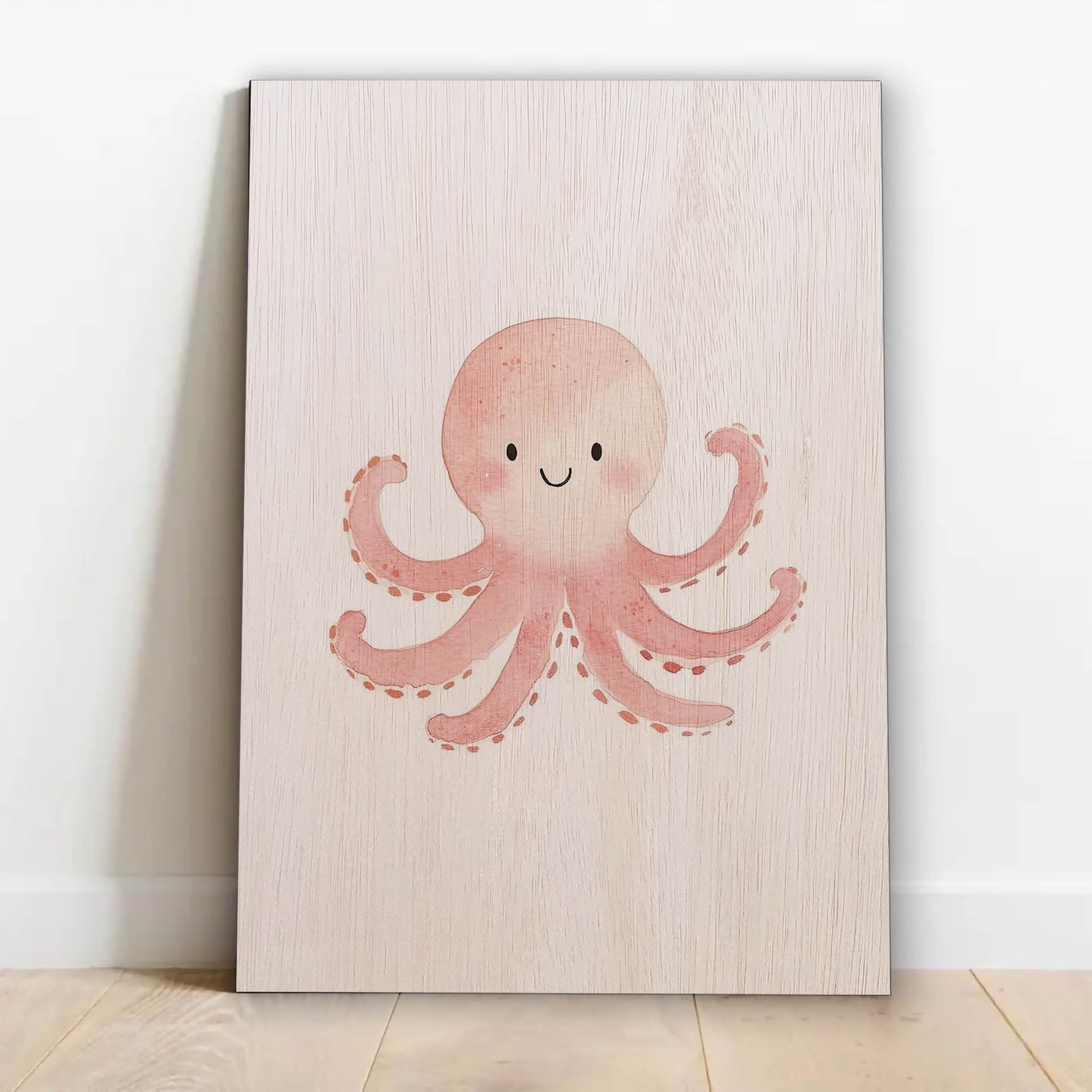 Cute Pink Octopus