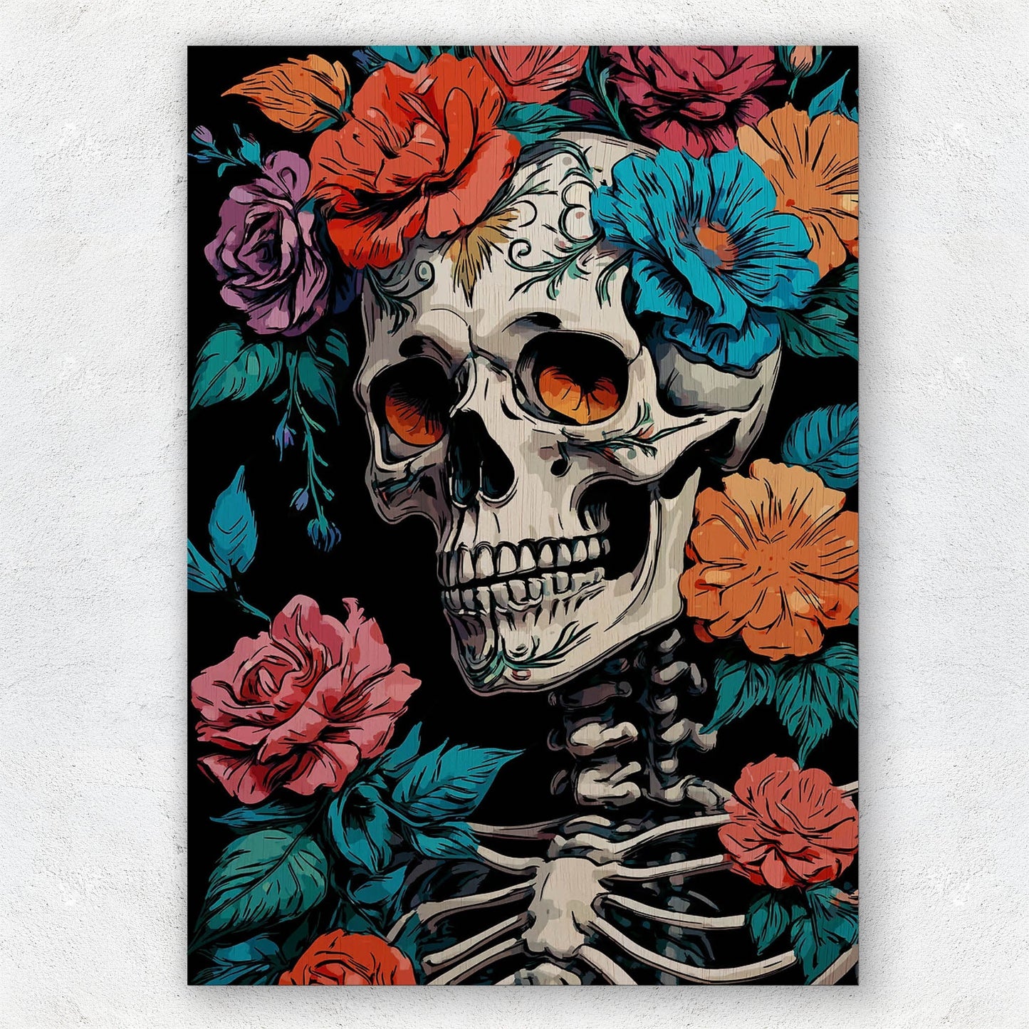 Floral Skeleton