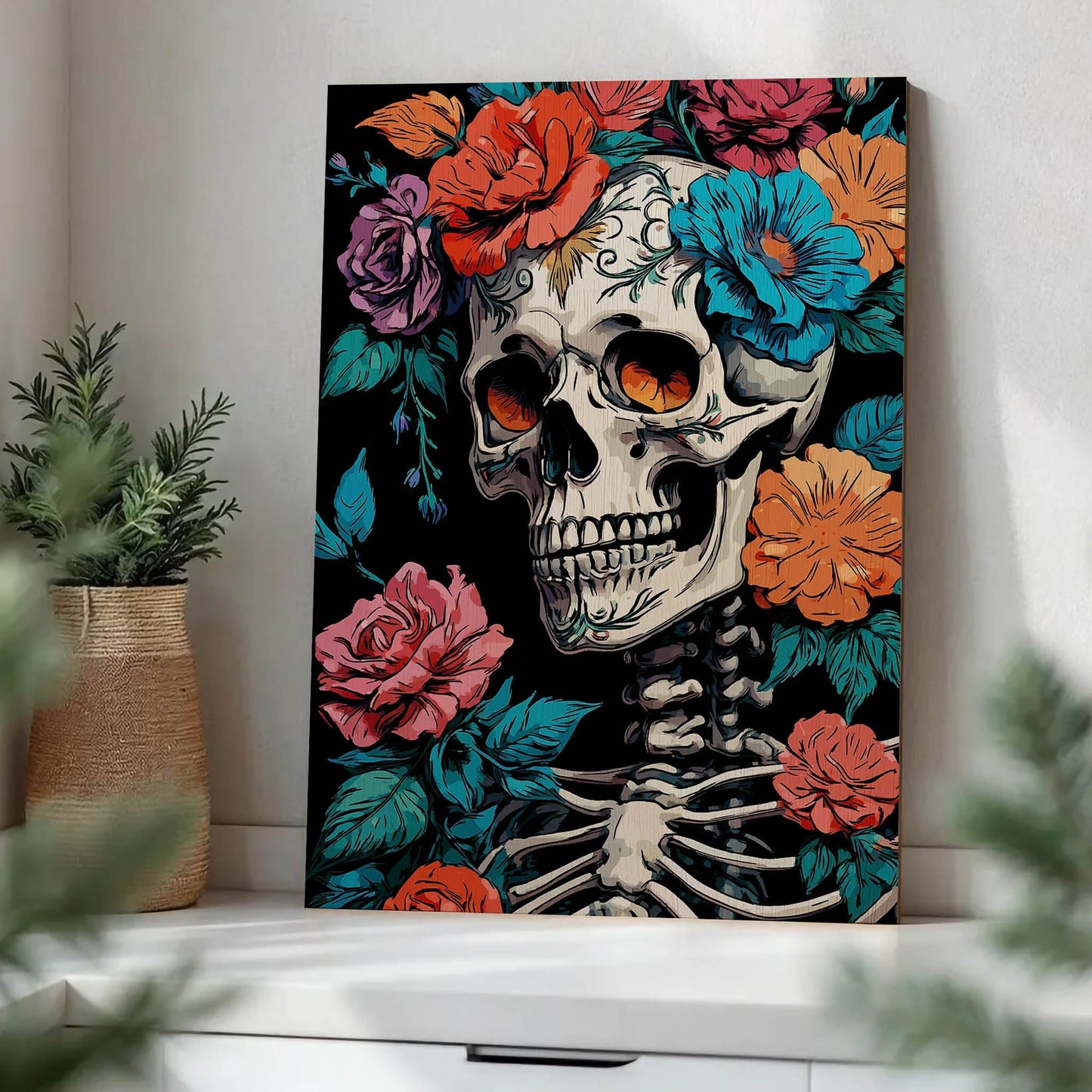 Floral Skeleton