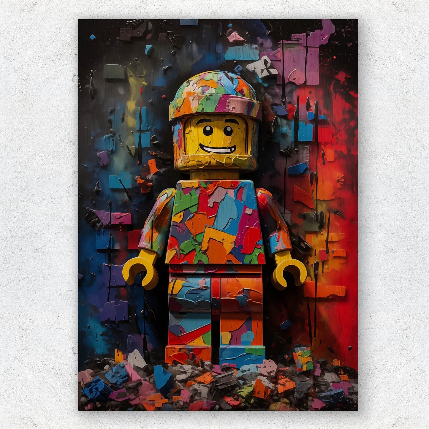 Lego Man Pop Art