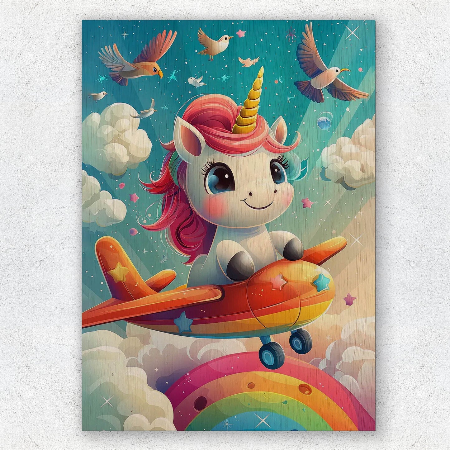 Unicorn Flying Airplane