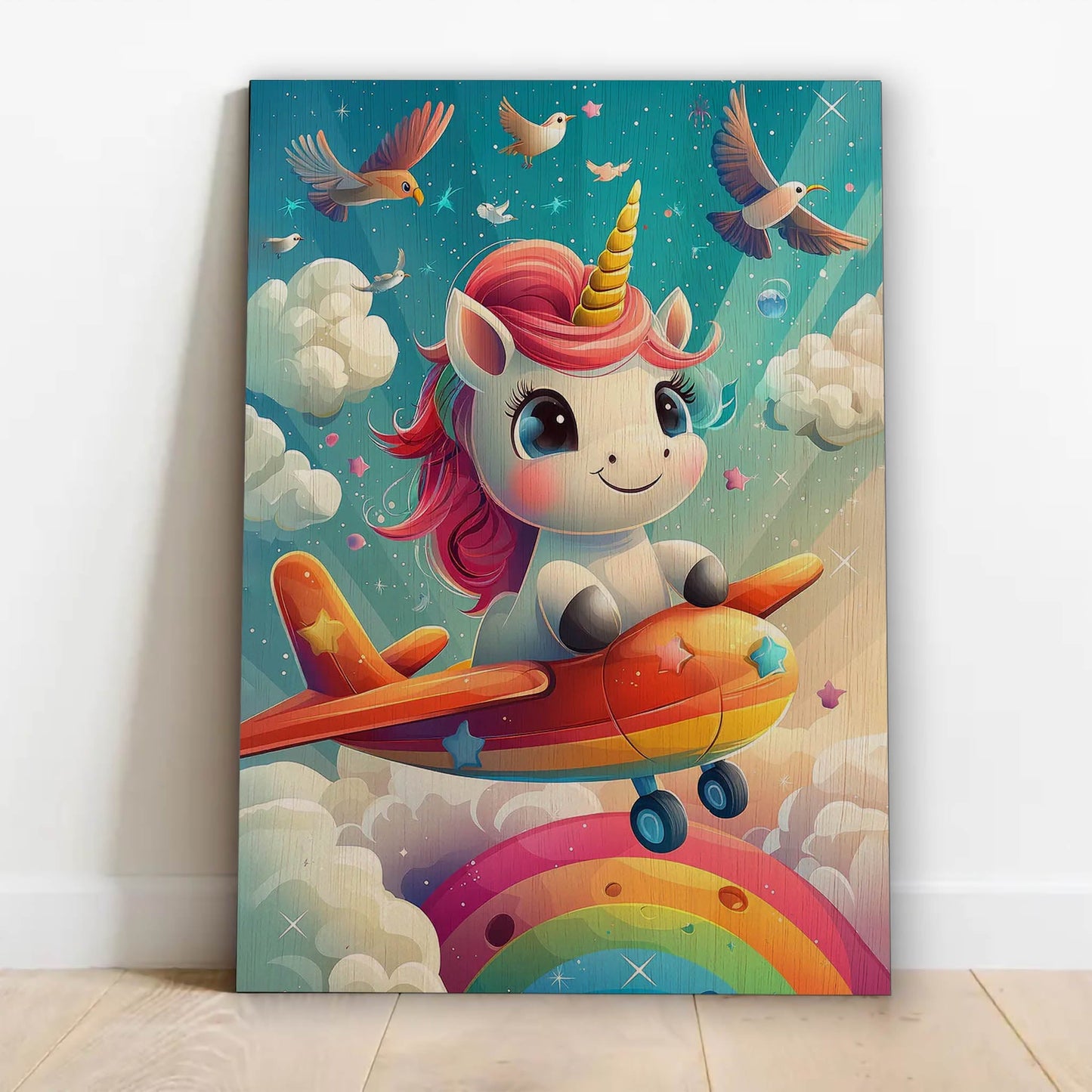 Unicorn Flying Airplane