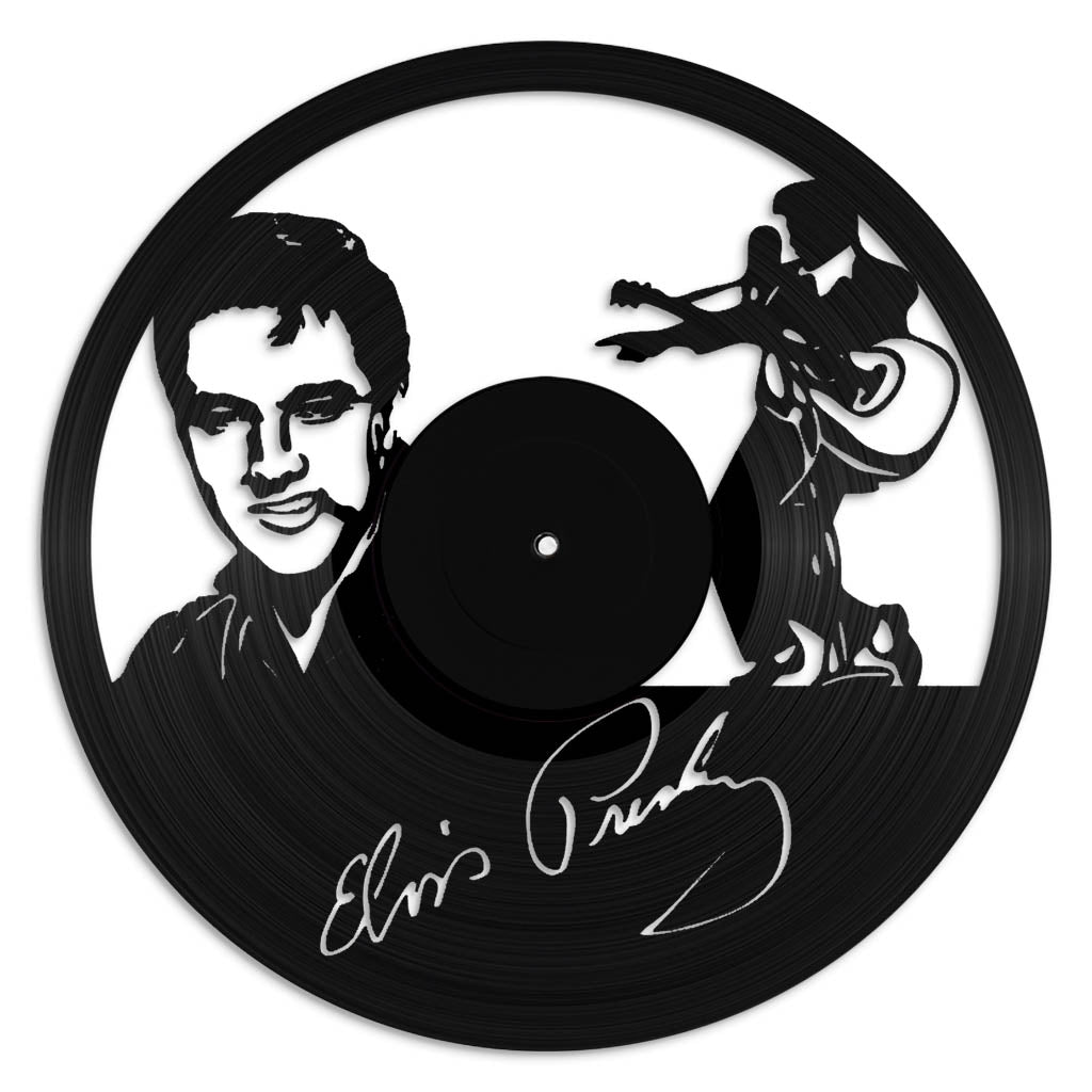 Elvis Vinyl Record Art – Music Wall Art – Revamped Records