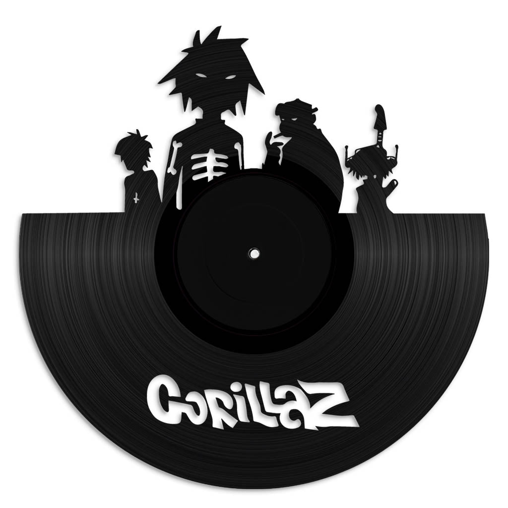 Gorillaz Vinyl Record Art – Gift for Music Lovers – Revamped Records