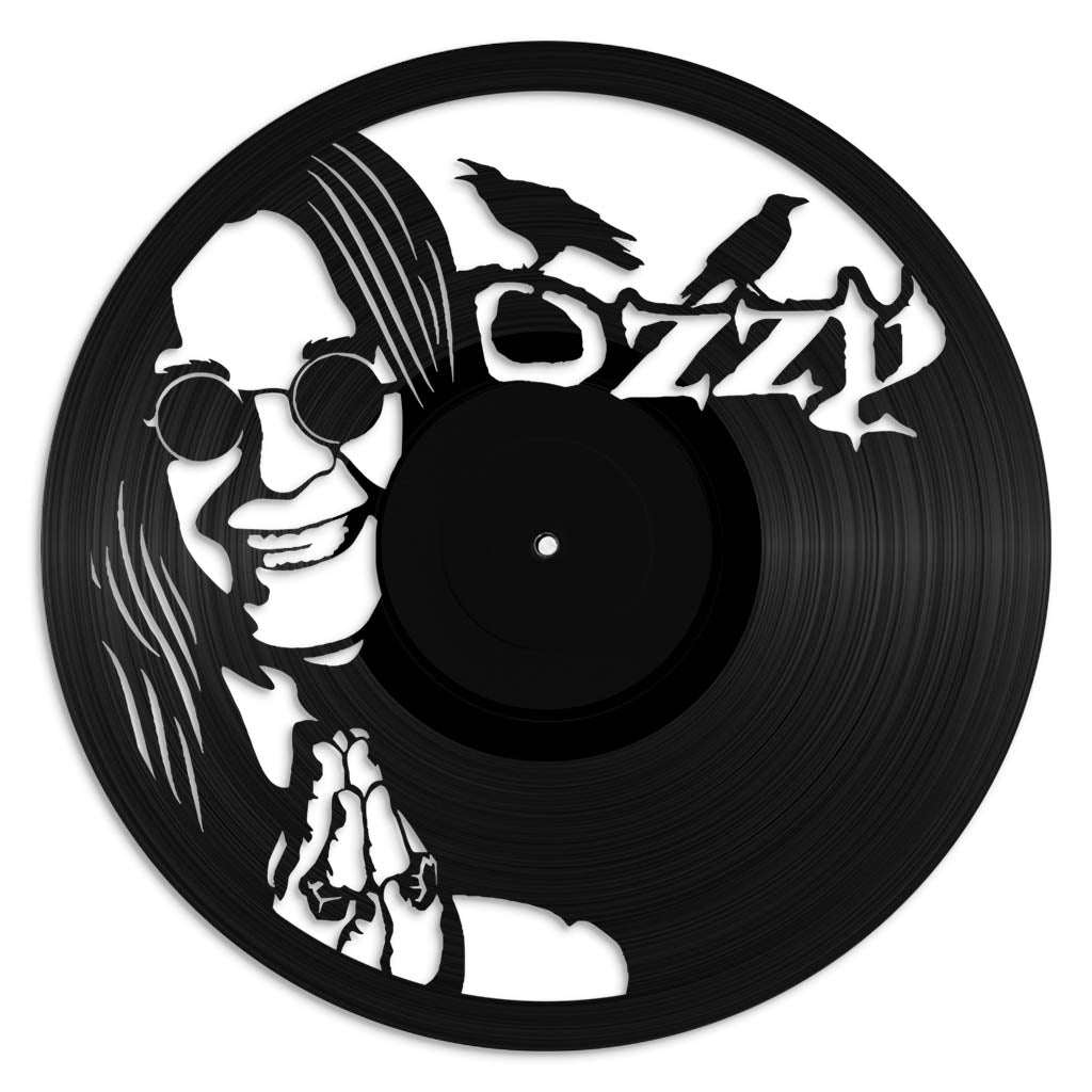 Ozzy Osbourne Vinyl Record Art – Record Wall Art – Revamped Records
