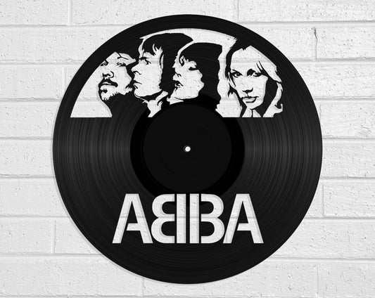 Abba - revamped-records - vinyl-record-art - nz-made