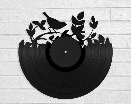 Birdie - revamped-records - vinyl-record-art - nz-made