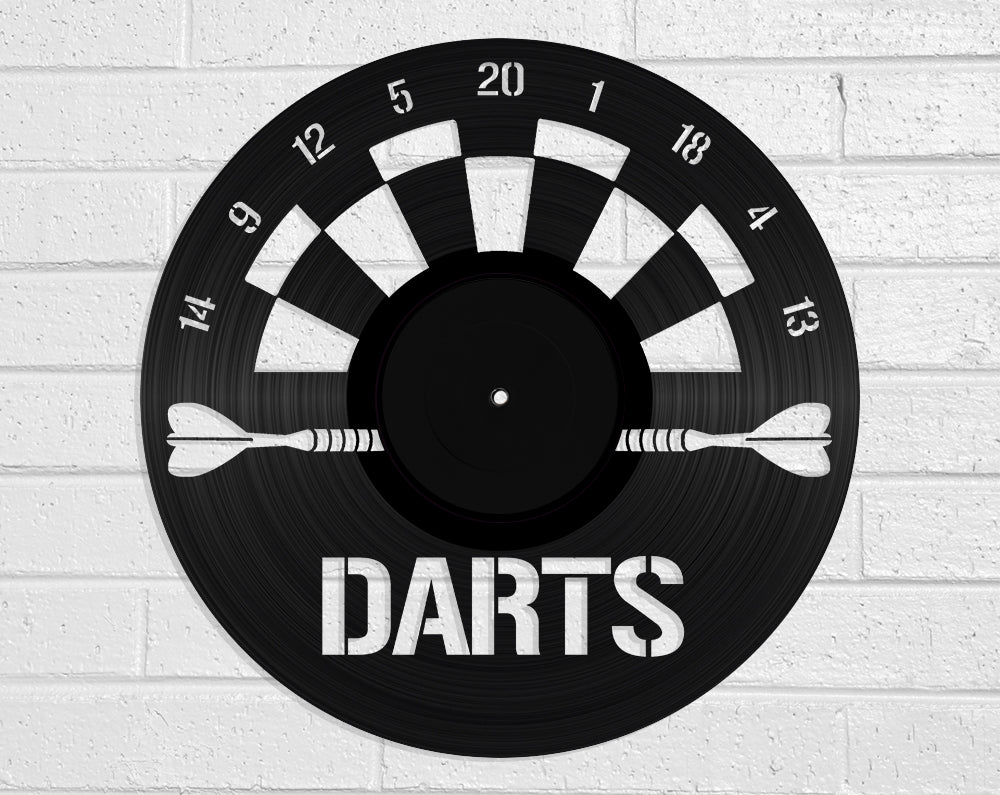 Darts - revamped-records - vinyl-record-art - nz-made