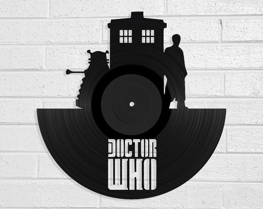 Doctor Who - revamped-records - vinyl-record-art - nz-made