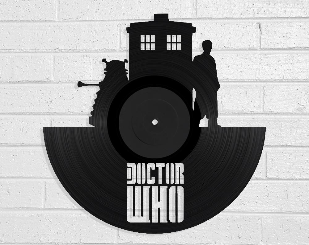Doctor Who - revamped-records - vinyl-record-art - nz-made