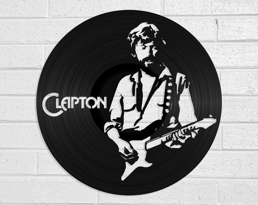 Eric Clapton - revamped-records - vinyl-record-art - nz-made