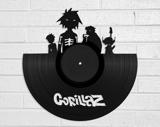 Gorillaz - revamped-records - vinyl-record-art - nz-made