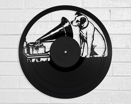 His Masters Voice - revamped-records - vinyl-record-art - nz-made