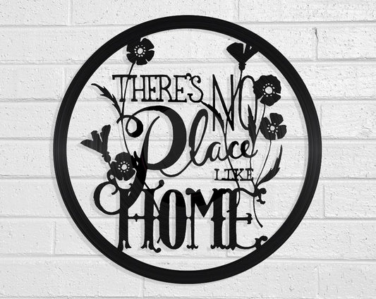 No Place Like Home - revamped-records - vinyl-record-art - nz-made