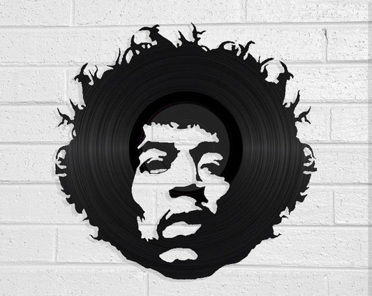Jimi Hendrix - revamped-records - vinyl-record-art - nz-made