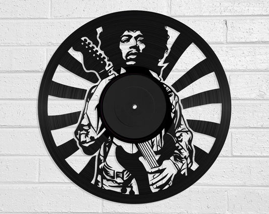 Jimi Hendrix - revamped-records - vinyl-record-art - nz-made