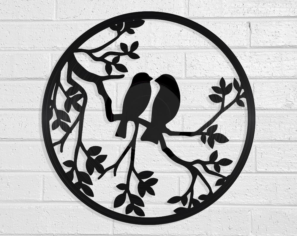 Love Birds - revamped-records - vinyl-record-art - nz-made