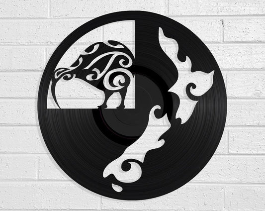 Kiwi Aotearoa - revamped-records - vinyl-record-art - nz-made