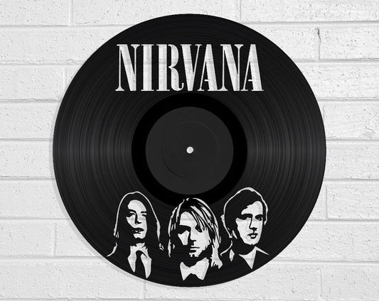 Nirvana - revamped-records - vinyl-record-art - nz-made