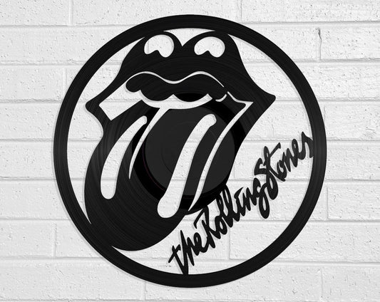 The rolling Stones - revamped-records - vinyl-record-art - nz-made