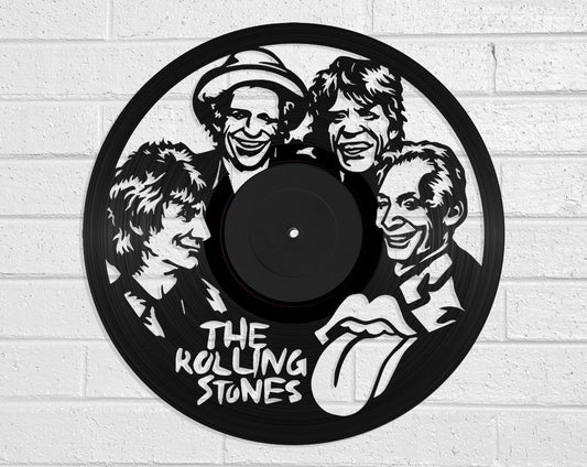 The Rolling Stones - revamped-records - vinyl-record-art - nz-made