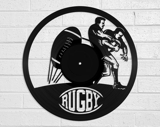 Rugby - revamped-records - vinyl-record-art - nz-made