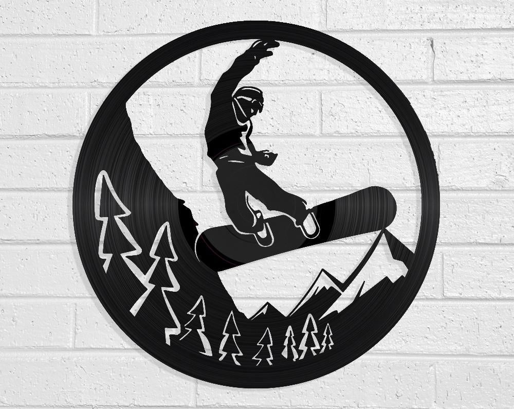Snowboard - revamped-records - vinyl-record-art - nz-made