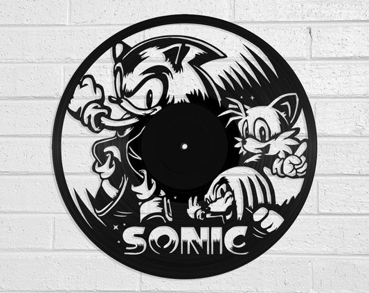 Sonic - revamped-records - vinyl-record-art - nz-made