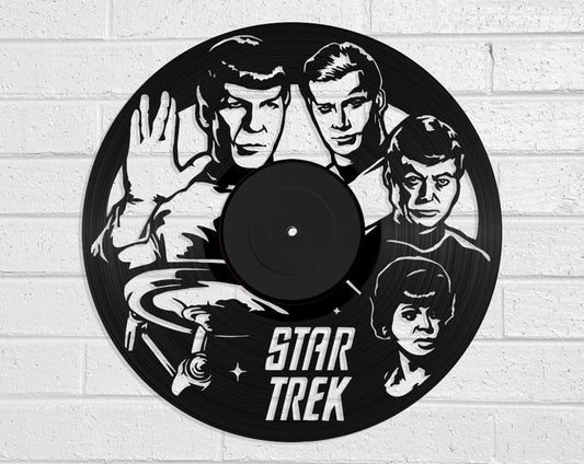 Star Trek - revamped-records - vinyl-record-art - nz-made