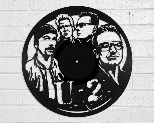 U2 - revamped-records - vinyl-record-art - nz-made