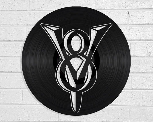 V8 Engine Symbol - revamped-records - vinyl-record-art - nz-made