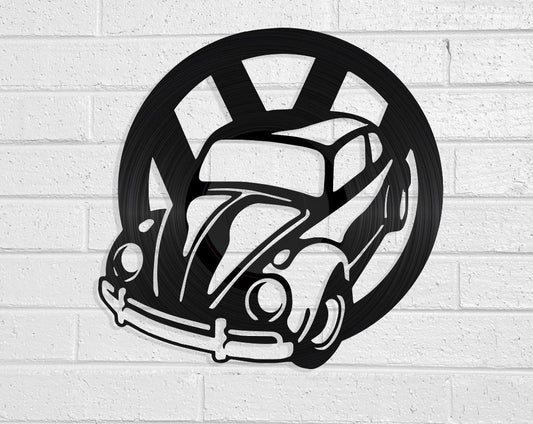 VW Beetle - revamped-records - vinyl-record-art - nz-made