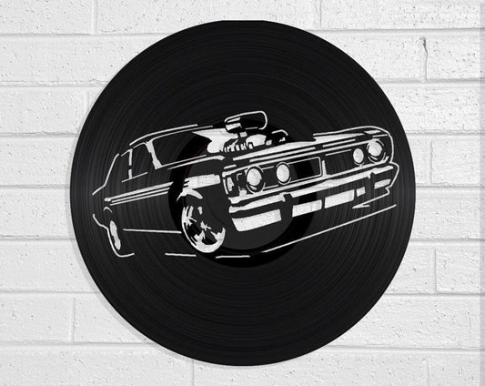 XY Ford Falcon - revamped-records - vinyl-record-art - nz-made