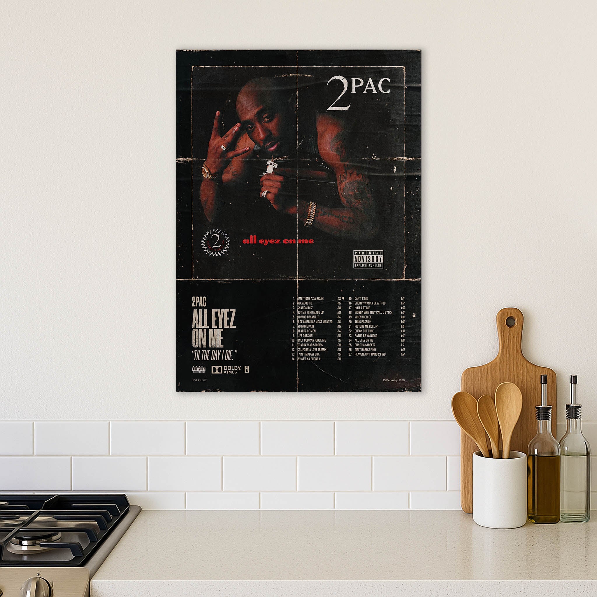 2Pac · Wood Print
