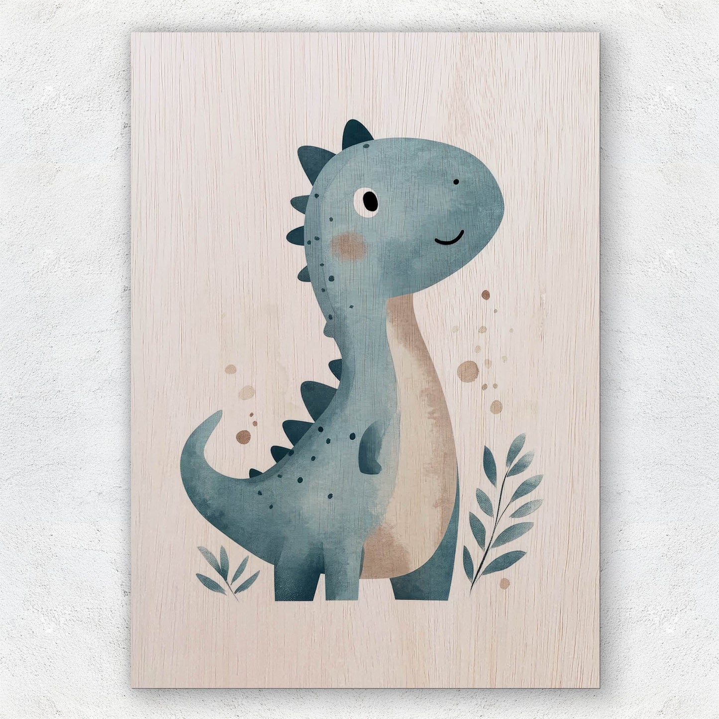 Cute Blue Dinosaur