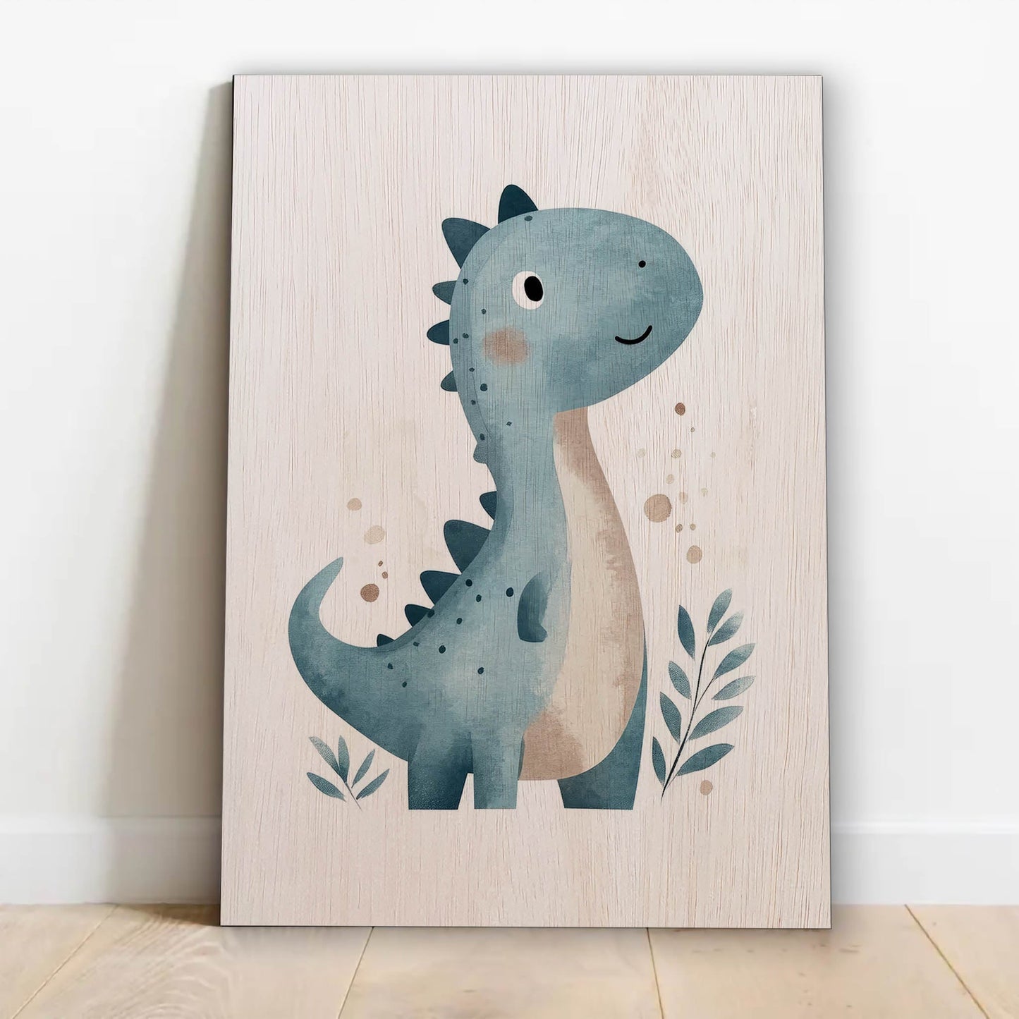 Cute Blue Dinosaur