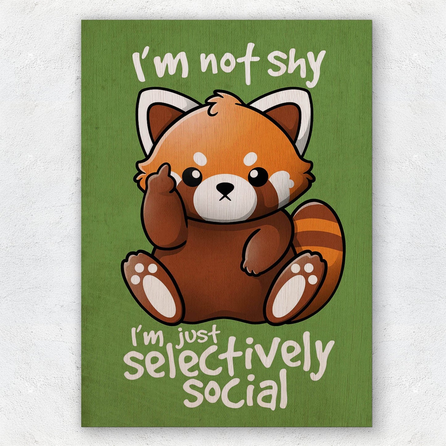 Shy Red Panda
