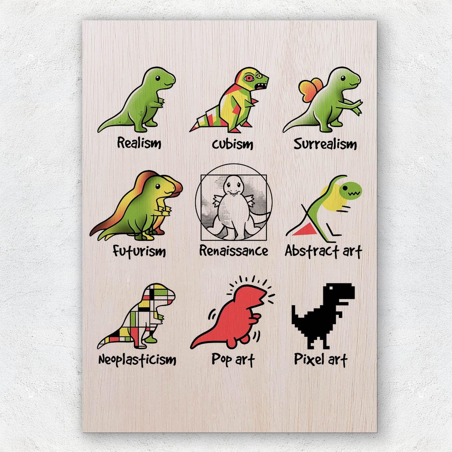 T-rex art