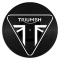 Vinyl record with Triumph logo