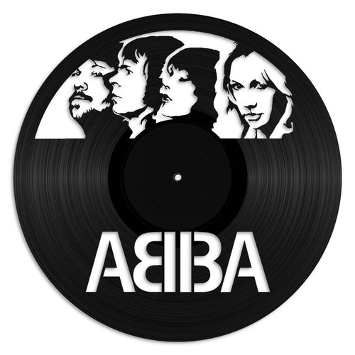 Abba record wall art made from vinyl lp