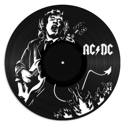 AC/DC music wall art vinyl record design