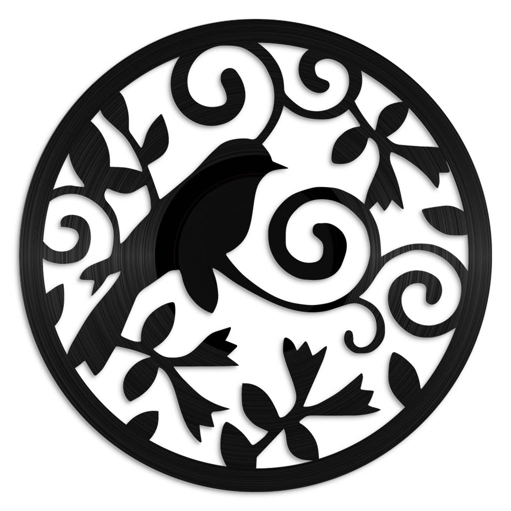 Birdie - revamped-records - vinyl-record-art - nz-made