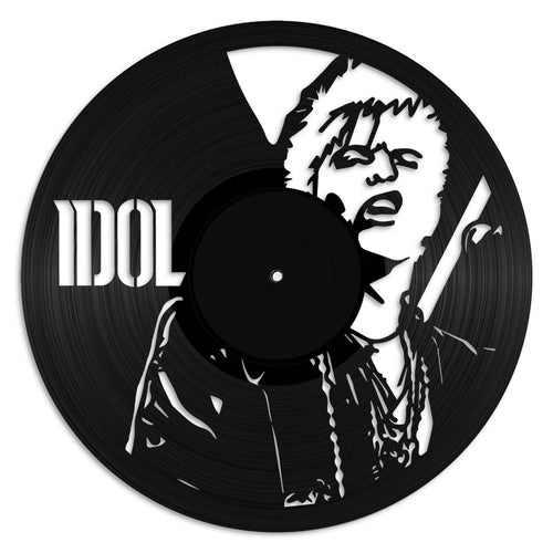 Billy Idol music wall art vinyl record design