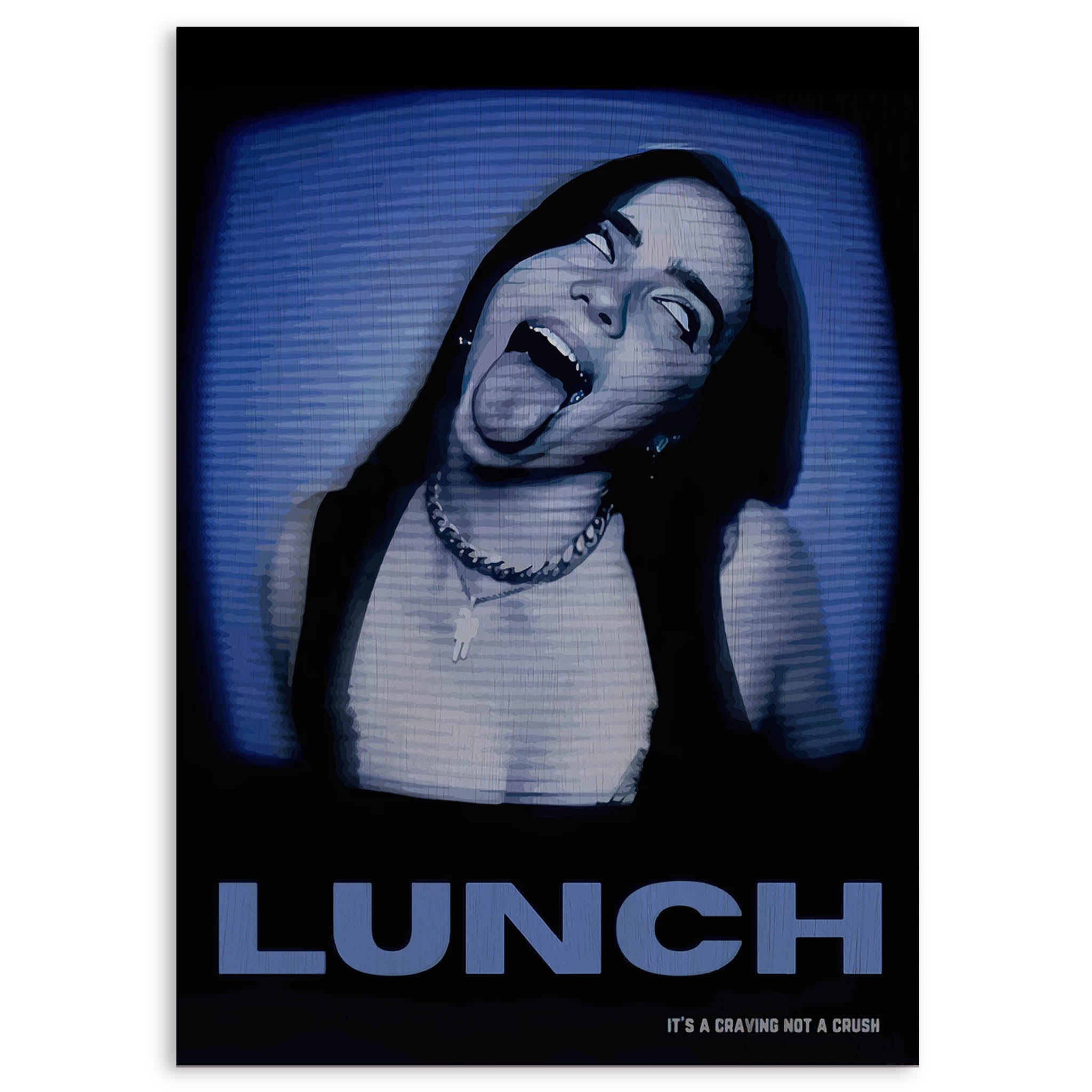 Billie Eilish Lunch · Wood Print