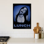 Billie Eilish Lunch · Wood Print