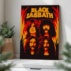 Black Sabbath · Wood Print