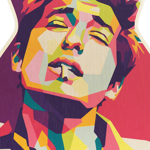 Bob Dylan · Guitar Wall Art